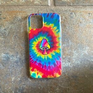 iPhone 11 Pro tie dye mushroom phone case